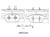 DBP2239/1 DANAHER Комплект тормозных колодок, дисковый тормоз