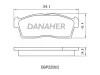 DBP2258/2 DANAHER Комплект тормозных колодок, дисковый тормоз