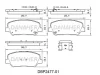 DBP2477-01 DANAHER Комплект тормозных колодок, дисковый тормоз