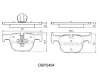 DBP2494 DANAHER Комплект тормозных колодок, дисковый тормоз