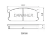 DBP286 DANAHER Комплект тормозных колодок, дисковый тормоз