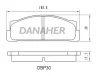 DBP30 DANAHER Комплект тормозных колодок, дисковый тормоз