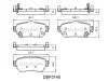 DBP3145 DANAHER Комплект тормозных колодок, дисковый тормоз