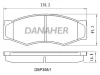 DBP358/1 DANAHER Комплект тормозных колодок, дисковый тормоз