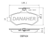 DBP424 DANAHER Комплект тормозных колодок, дисковый тормоз
