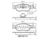 DBP457-01 DANAHER Комплект тормозных колодок, дисковый тормоз