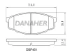 DBP461 DANAHER Комплект тормозных колодок, дисковый тормоз