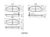 Превью - DBP506/2 DANAHER Комплект тормозных колодок, дисковый тормоз (фото 2)