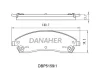 DBP5159/1 DANAHER Комплект тормозных колодок, дисковый тормоз