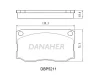 Превью - DBP521/1 DANAHER Комплект тормозных колодок, дисковый тормоз (фото 2)