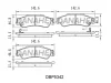 DBP5342 DANAHER Комплект тормозных колодок, дисковый тормоз