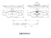 DBP5479-01 DANAHER Комплект тормозных колодок, дисковый тормоз