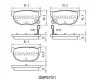 DBP570/1 DANAHER Комплект тормозных колодок, дисковый тормоз