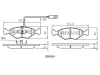 DBP604 DANAHER Комплект тормозных колодок, дисковый тормоз