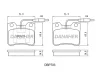 DBP703 DANAHER Комплект тормозных колодок, дисковый тормоз