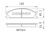 DBP726-01 DANAHER Комплект тормозных колодок, дисковый тормоз
