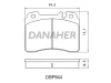 DBP844 DANAHER Комплект тормозных колодок, дисковый тормоз