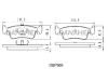 DBP969 DANAHER Комплект тормозных колодок, дисковый тормоз