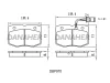 DBP970 DANAHER Комплект тормозных колодок, дисковый тормоз