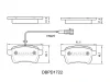 DBPD1722 DANAHER Комплект тормозных колодок, дисковый тормоз