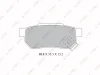 BD-3428 LYNXAUTO Комплект тормозных колодок, дисковый тормоз