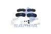 093.850 SAMPA Комплект тормозных колодок, дисковый тормоз