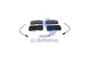 096.1815 SAMPA Комплект тормозных колодок, дисковый тормоз