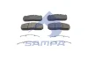 096.602 SAMPA Комплект тормозных колодок, дисковый тормоз