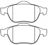 AKD-0204 ASVA Комплект тормозных колодок, дисковый тормоз