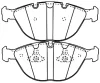 AKD-0336 ASVA Комплект тормозных колодок, дисковый тормоз