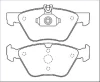 AKD-1013 ASVA Комплект тормозных колодок, дисковый тормоз