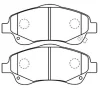 AKD-1233 ASVA Комплект тормозных колодок, дисковый тормоз