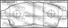 Превью - 0101-GX100F FEBEST Комплект тормозных колодок, дисковый тормоз (фото 2)