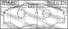 Превью - 0101-KUN40F FEBEST Комплект тормозных колодок, дисковый тормоз (фото 2)