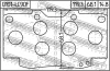 Превью - 0101-LC90F FEBEST Комплект тормозных колодок, дисковый тормоз (фото 2)
