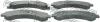 0201-W41F FEBEST Комплект тормозных колодок, дисковый тормоз