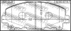 Превью - 0301-CU2F FEBEST Комплект тормозных колодок, дисковый тормоз (фото 2)