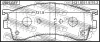 Превью - 0501-GFF FEBEST Комплект тормозных колодок, дисковый тормоз (фото 2)