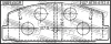 Превью - 0501-GGR FEBEST Комплект тормозных колодок, дисковый тормоз (фото 2)