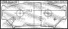 Превью - 0701-SQ420F FEBEST Комплект тормозных колодок, дисковый тормоз (фото 2)