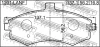 Превью - 1201-LANF FEBEST Комплект тормозных колодок, дисковый тормоз (фото 2)