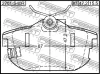 Превью - 2701-S40R FEBEST Комплект тормозных колодок, дисковый тормоз (фото 2)