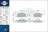 RT 2PD13150 ROTINGER Комплект тормозных колодок, дисковый тормоз