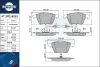 RT 2PD18252 ROTINGER Комплект тормозных колодок, дисковый тормоз