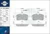 RT 2PD18904 ROTINGER Комплект тормозных колодок, дисковый тормоз