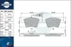 RT 2PD19502 ROTINGER Комплект тормозных колодок, дисковый тормоз