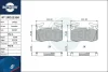 RT 2PD22350 ROTINGER Комплект тормозных колодок, дисковый тормоз