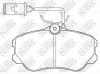 PN0262 NIBK Комплект тормозных колодок, дисковый тормоз