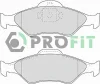 5000-1393 PROFIT Комплект тормозных колодок, дисковый тормоз