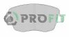 5000-1419 PROFIT Комплект тормозных колодок, дисковый тормоз